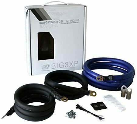 XS Power 250 Amp Big 3 XP FLEX Wiring Upgrade Kit 1/0 AWG BIG3XP