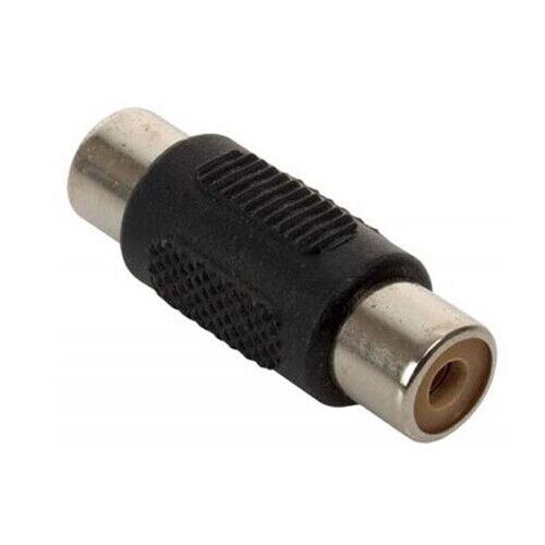 Install Bay Female-to-Female Nickel Plated RCA Barrel Connectors x 4