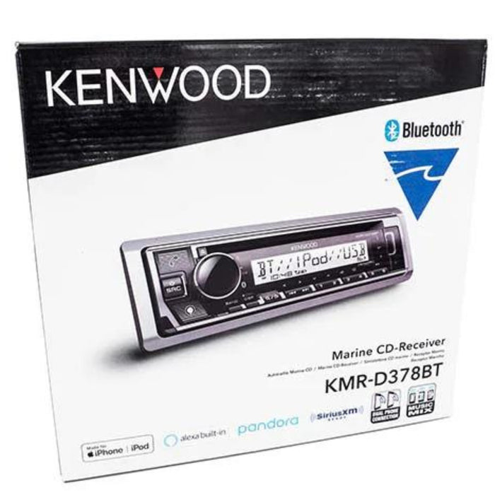 Kenwood Marine Audio Package: Includes CD Receiver and 6.5" Marine Speakers