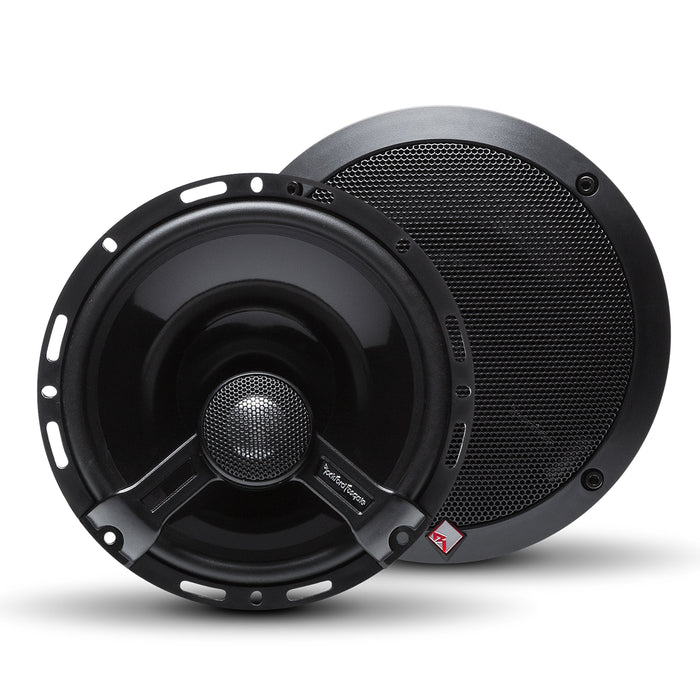 Rockford Fosgate Audio 6.5" Fullrange Speakers 300W Euro Fit & 1 Tweeters 200W