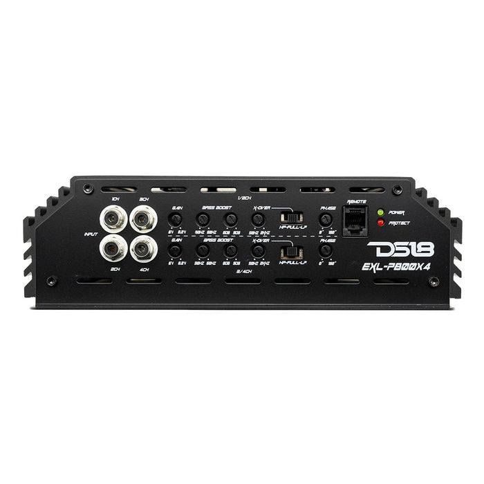 DS18 4x 6.5" 4 Ohm Car Audio Loudspeakers + 4 Channel Korean Amplifier Package