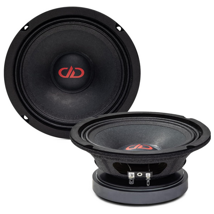 DD Audio Pair of 6.5 Inch 300W 4-Ohm Mid-Range Speakers VO-M6.5b-S4