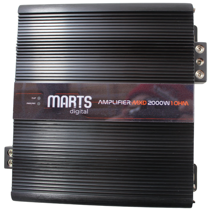 Marts Digital MXD Series Monoblock 2K 1 Ohm Full Range Amplifier MXD-2000-1-V2