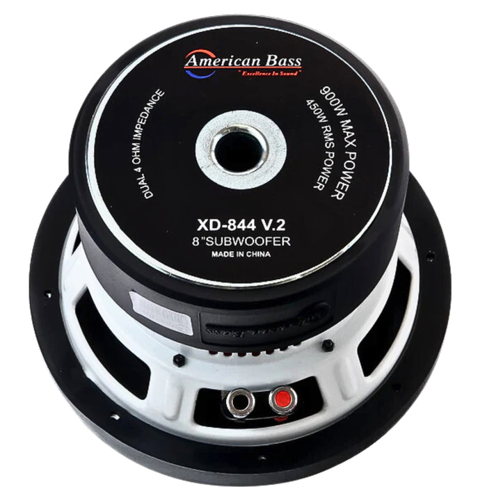 American Bass 8" XD Series 900W Max Dual Voice Coil Subwoofer XD-8-D4