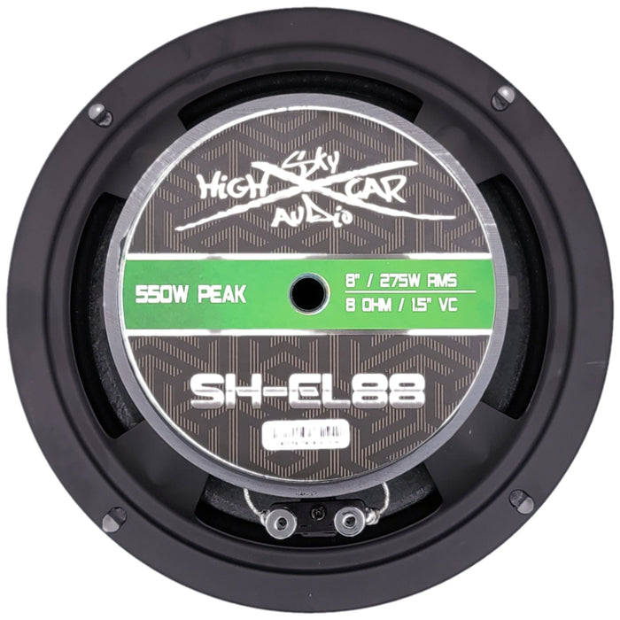 Sky High Car Audio 8 Inch 550W 8 Ohm Pro Audio Midrange Speaker SH-EL88