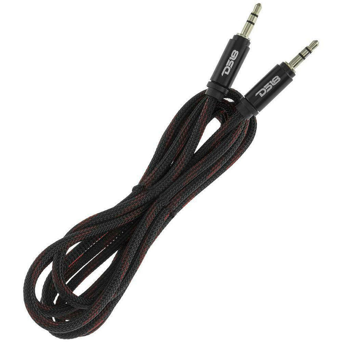 DS18 HQAUX6FT 6 Foot High Quality Oxygen Free Competition Aux Cable
