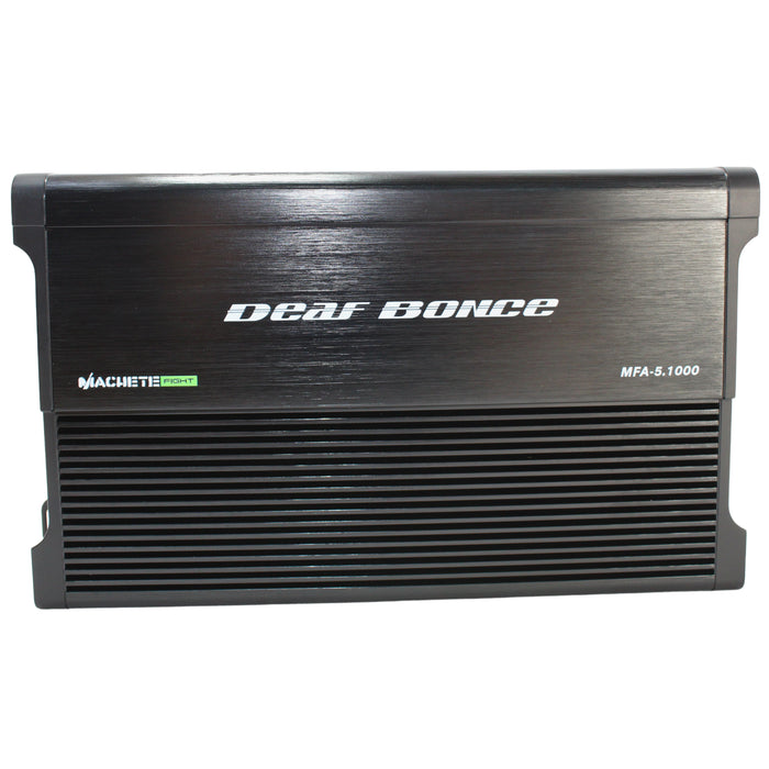 Deaf Bonce Machete 1000W 2-Ohm 5-Channel Class-D Amplifier Full Range MFA-5.1000