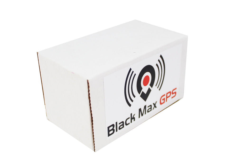 Black Max GPS Real-Time GPS Tracking w/ Theft Fence & Speeding alerts