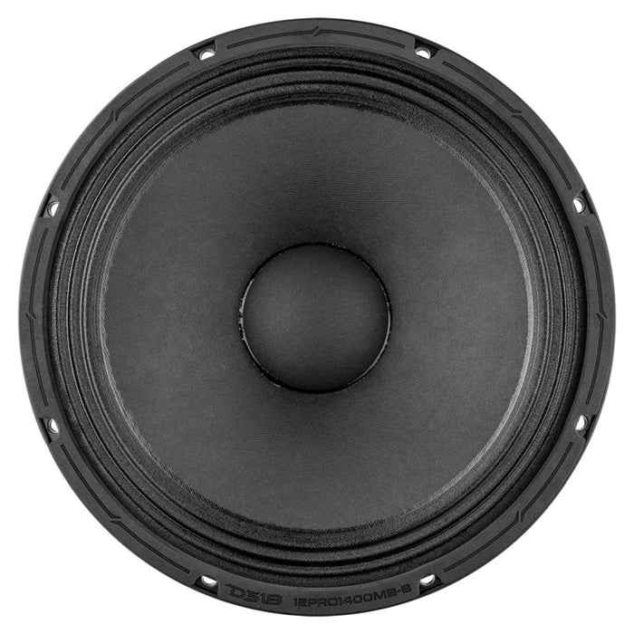 DS18 12" Pro Audio Competition Mid-Bass Loudspeaker 1400W Max 8Ohm 12PRO1400MB-8