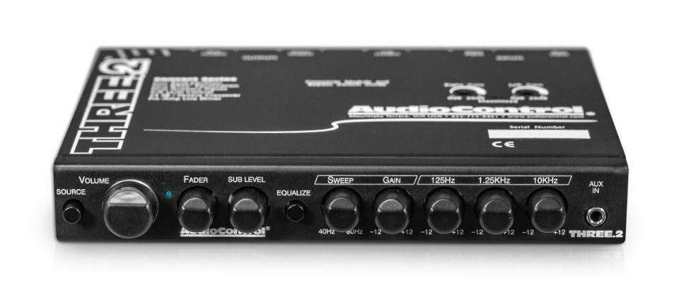 AudioControl In-Dash Equalizer w/ Crossover and Dual Aux Inputs THREE.2