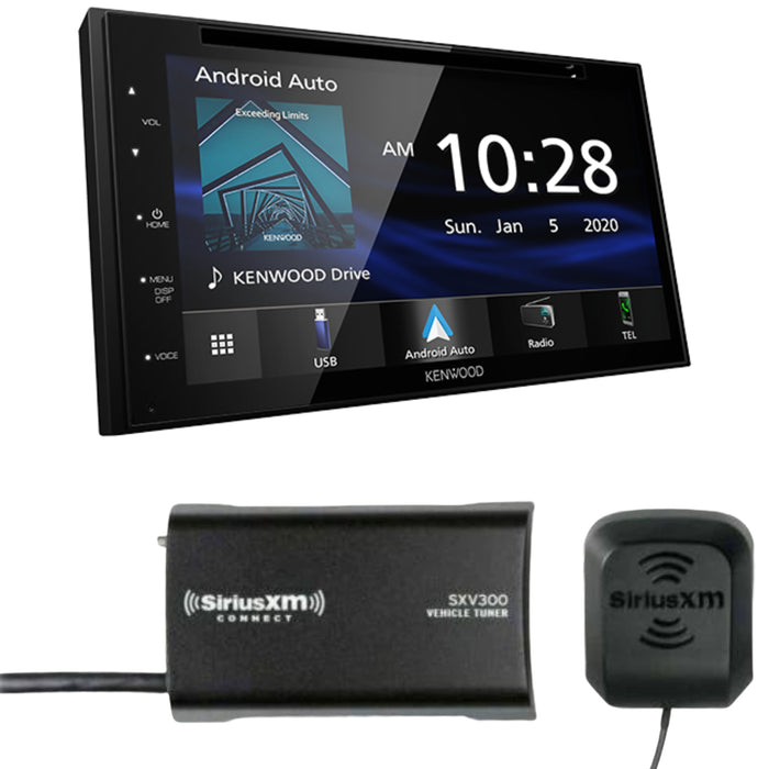 Kenwood DDX57S DVD Receiver & SiriusXM Connect Satellite Radio Tuner Kit