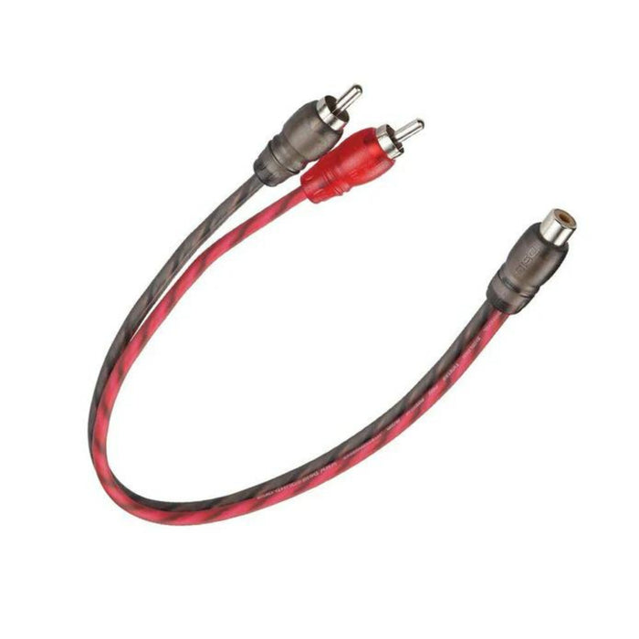 DS18 RCA Splitter 1 Female 2 Male Y Connector Car Home Audio Cable