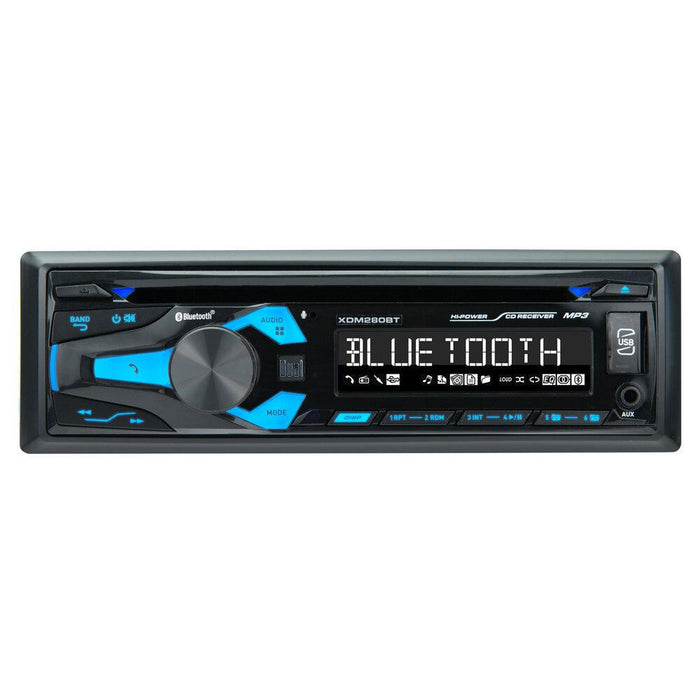 Dual XDM280BT Single Din Bluetooth AM/FM CD/MP3 USB/AUX Receiver w/ Remote
