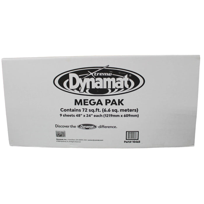 Dynamat 24"x48"x 0.067" Thick Self-Adhesive Sound Deadener with Xtreme Mega Pack