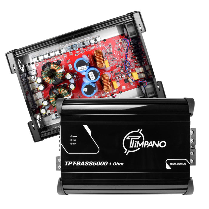 Timpano 5000 watt Class D Monoblock 1 Ohm Subwoofer Amplifier TPT-BASS5000