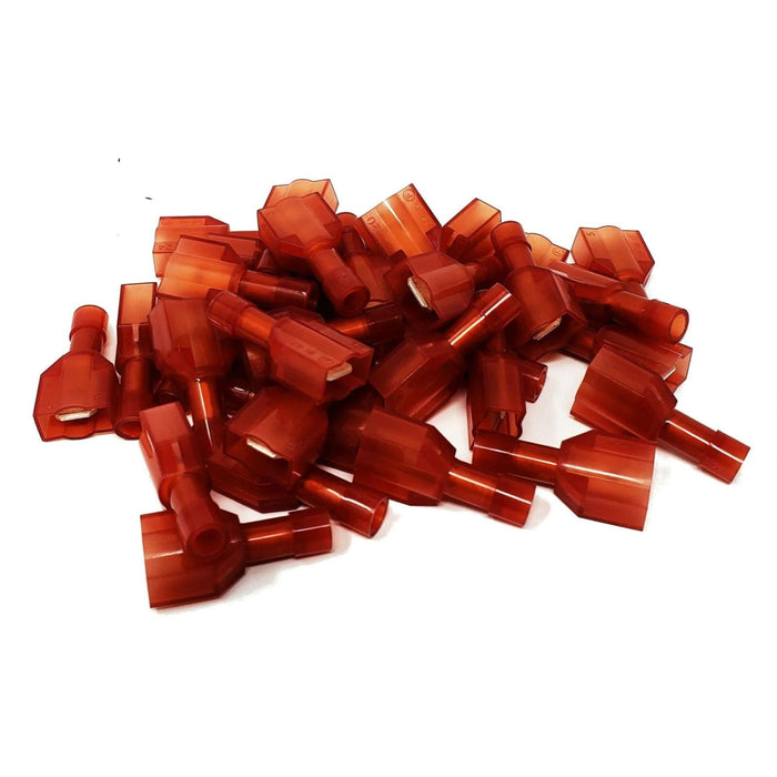 Metra Install Bay RED 22-18AWG Female Insulated Nylon Speaker Connector 500pcs