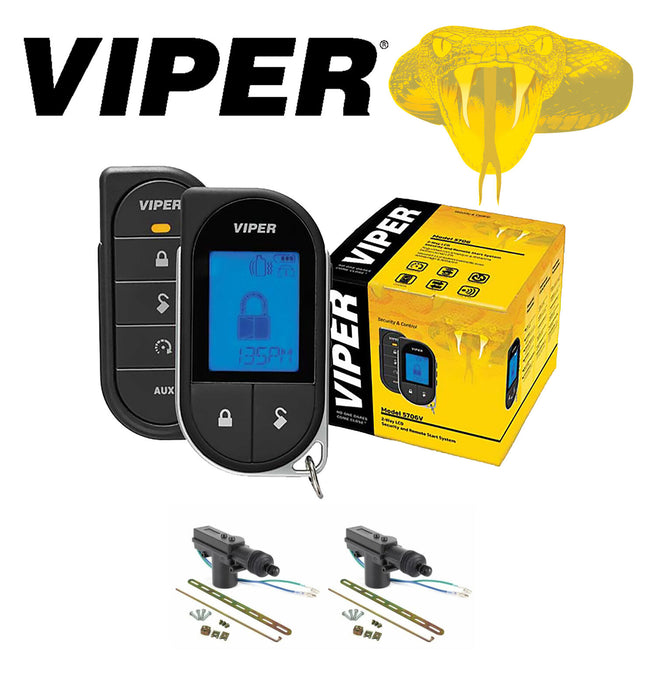 Viper Responder LC3 1-Way Remote Start Car Alarm 1 Mile + 2 DoorLocks 5706V