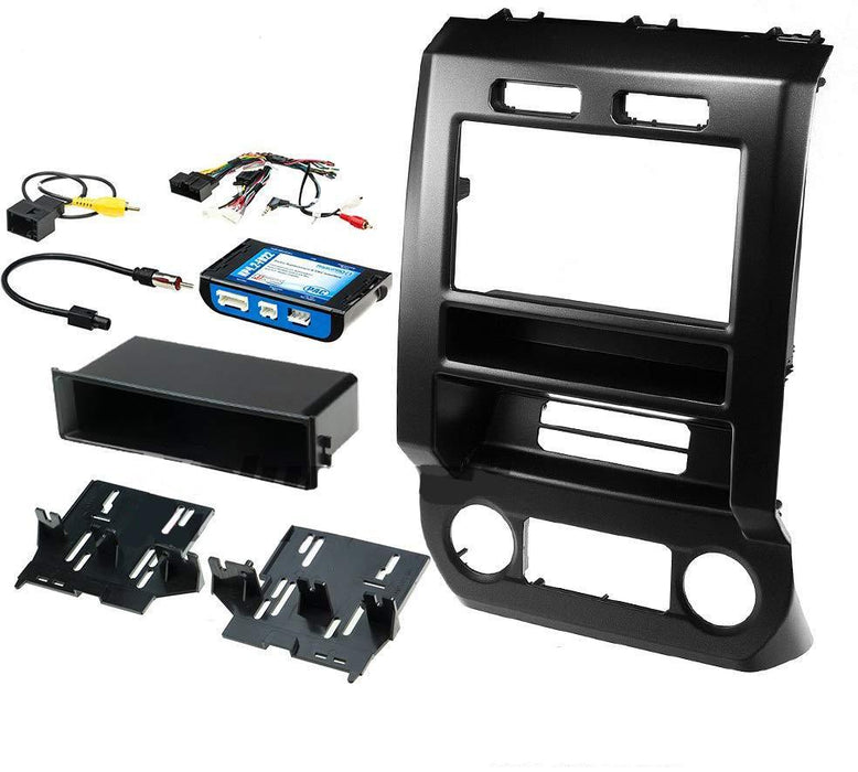 Double Din RPK4-FD2201 Stereo Radio Dash Install Kit 2015-2017 Ford F150 F250