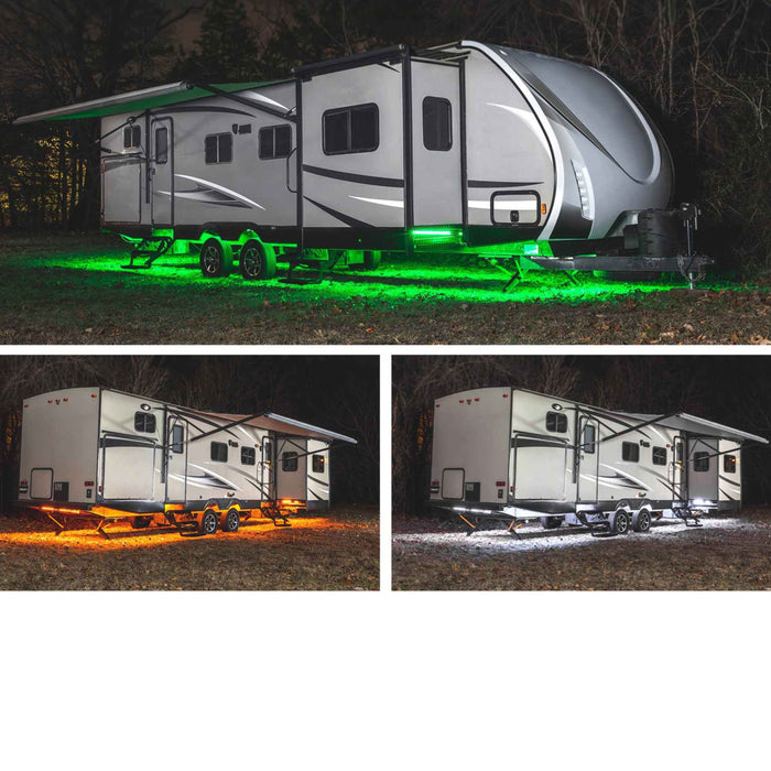 LEDGlow Million Color Slimline LED Underbody Lighting Kit For 40'-45' RV Campers