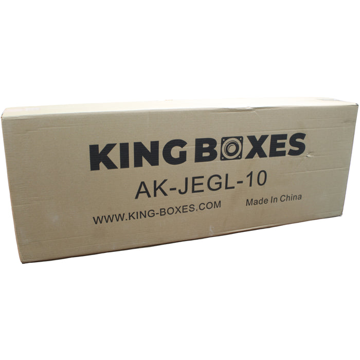 King Boxes 10" Dual Upfire Sealed Speaker Box for '19-Up Gladiator AK-JEGL-10