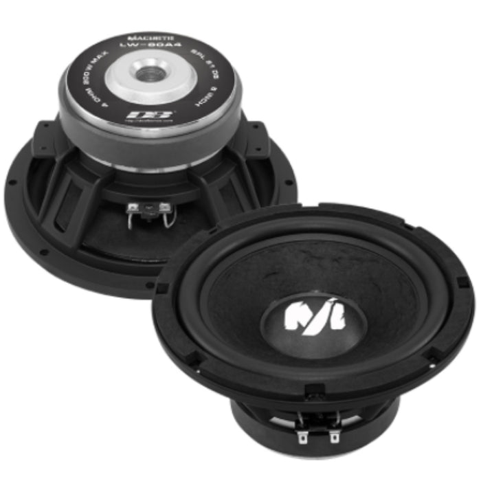 Pair of Deaf Bonce 8" Machete Series LW-80A4 Mid-Bass  200W 4-Ohm Speaker