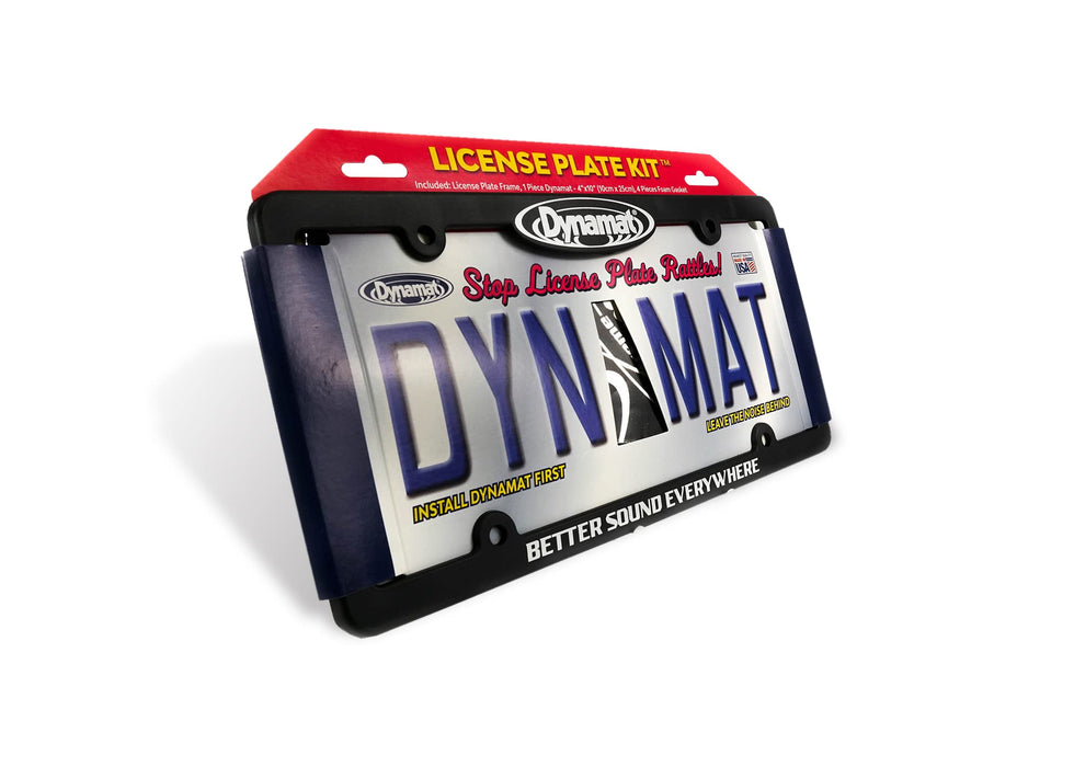 Dynamat Xtreme Car License Plate Kit Sound Deadening Damping 4x10 Sheet & Frame