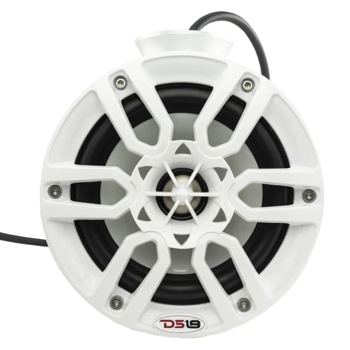 Mini 8" Marine Pod Speakers 750W White RGB LED Jetski DS18 NXL-PS8W