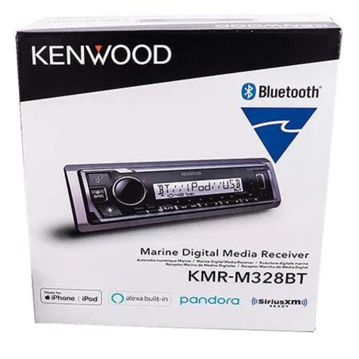 Kenwood Marine Bluetooth Single DIN Digital  Media Receiver KW-KMR-M328BT