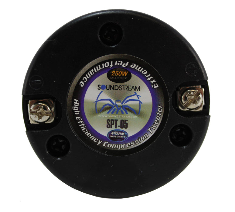 SPT-05 1" Compression Bullet Tweeter 4 Color Options 4-ohm 250w Pro Car Audio