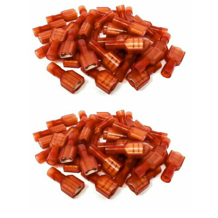 Metra Install Bay RED 22-18AWG Female Insulated Nylon Speaker Connector 200pcs