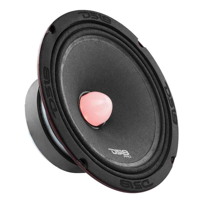 DS18 8" Midrange Speaker 550 Watt 4 Ohm w/ RGB LED Bullet PRO-X8.4BMRGB