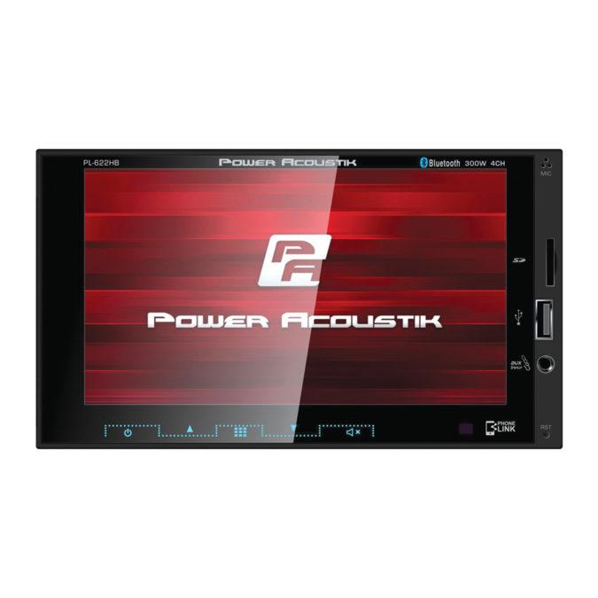 Power Acoustik 2-DIN Multimedia Receiver 6.2" LCD w/ Bluetooth, AUX, USB