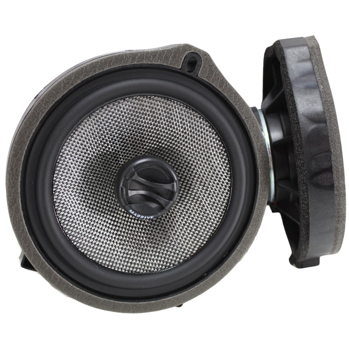 Pair Massive Audio HON6X 6.5" Honda OEM Drop-In, 160 Watts Coaxial Speakers Kit