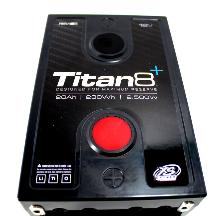 XS Power Titan 8 2500W 12V 1000 Max Amps Lithium Battery RSV-S5 (NO TERMINALS)