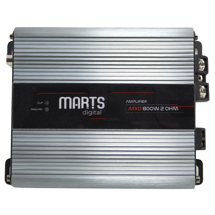 Marts Digital MXD Series Monoblock Full Range 800W 2 Ohm Amplifier MXD-800-2-V2