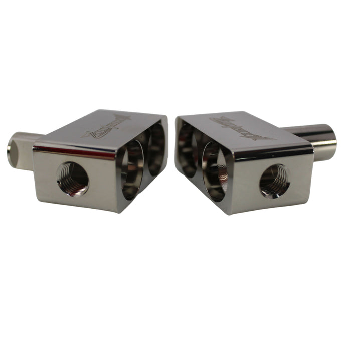 ILL Customz Dual 1/0 to Single 1/0 Amplifier Input Adapter 0-TO-0 Gauge