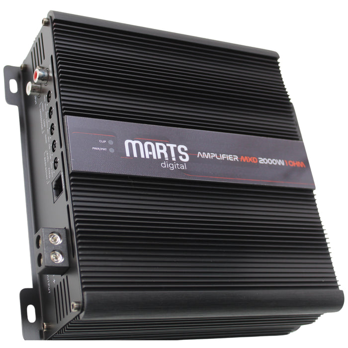 Marts Digital MXD Series Monoblock 2K 1 Ohm Full Range Amplifier MXD-2000-1-V2