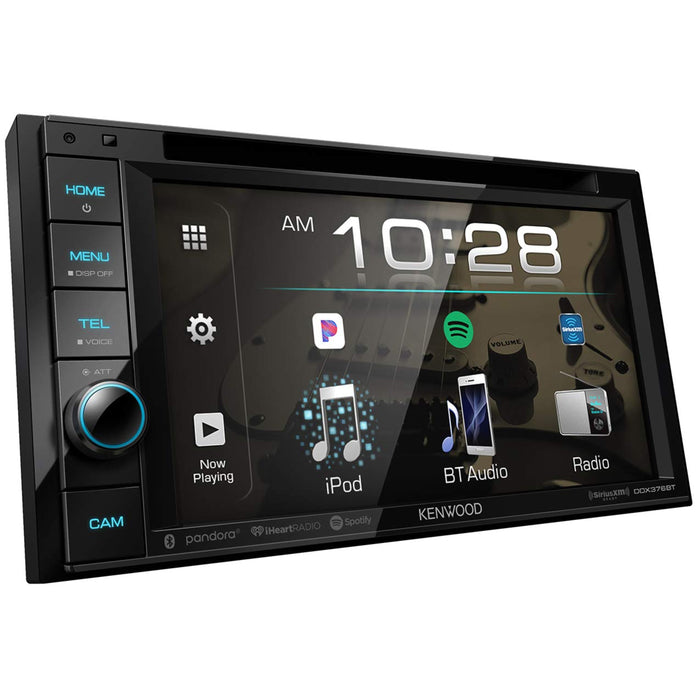 Kenwood 6.2" in-Dash Car DVD Monitor Bluetooth Receiver w/USB/AUX DDX376BT