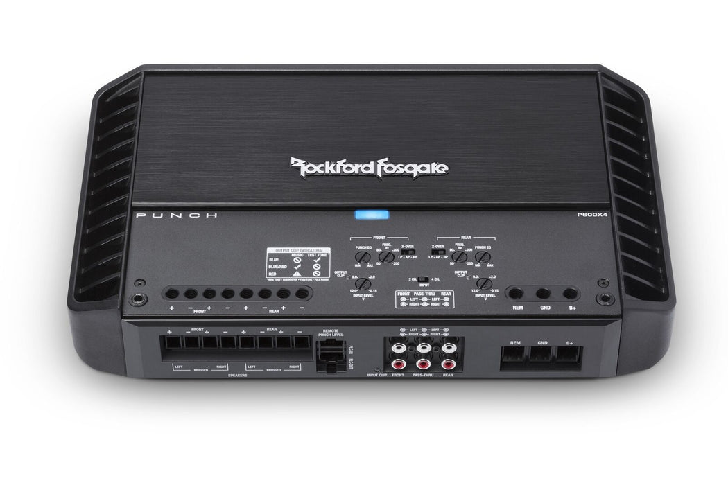 Rockford Fosgate Punch 600 Watt 4-Channel Amplifier P600X4