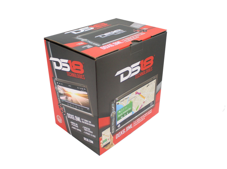 DS18 6.9" Double Din Bluetooth Touchscreen AUX/USB/SD/AM/FM Head Unit DDX6.9ML