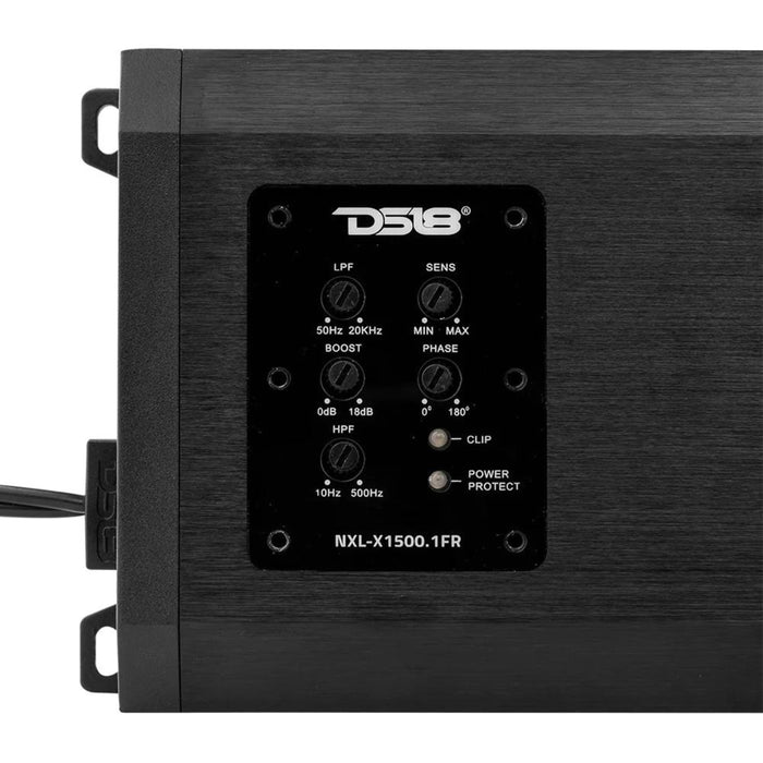 DS18 1 Channel Full Range Class D 1500W RMS 1 Ohm Marine Amplifier NXL-X15001FR