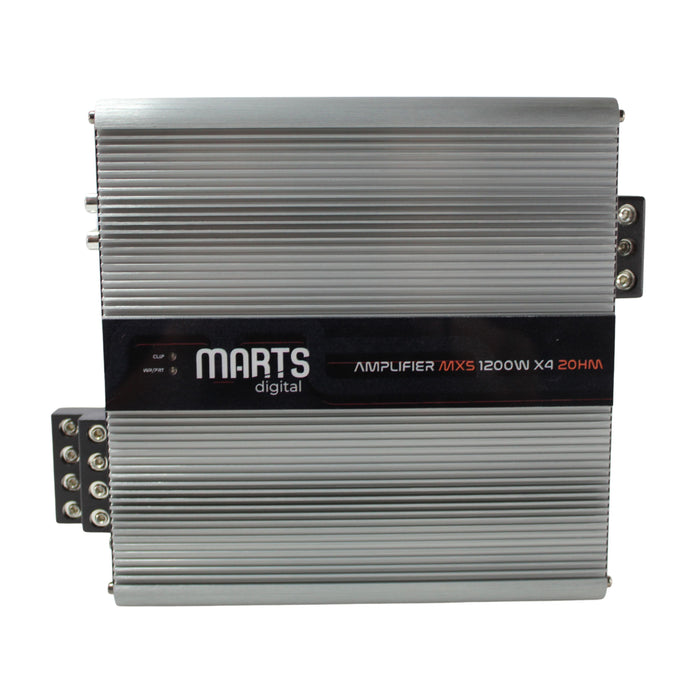 Marts Digital MXS Series 1200 Watt 4 Channel 2 Ohm Amplifier