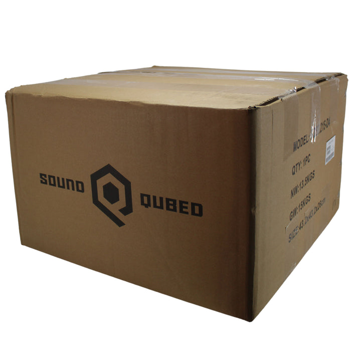 SoundQubed Car Audio 15" Dual 4 Ohm VC 2400W Peak Subwoofer HDS3.2