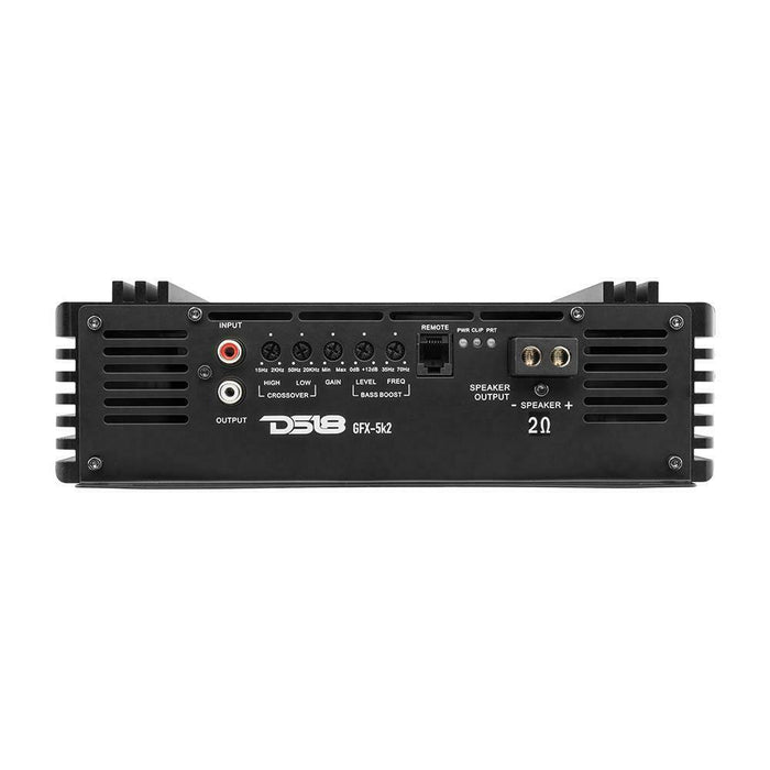 DS18 5000 Watts Monoblock Amplifier Full Range Class D with Bass Knob GFX-5k2