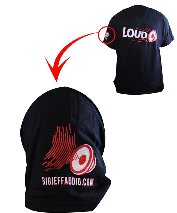Official Big Jeff Audio LOUD Logo T-Shirt Big Jeff Audio Merchandise