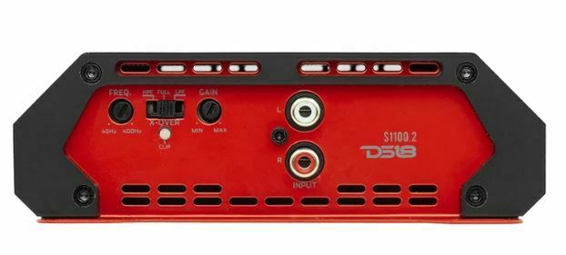 DS18 Select Red 1100 Watt 2 Channel Full Range Class AB Amplifier S1100.2