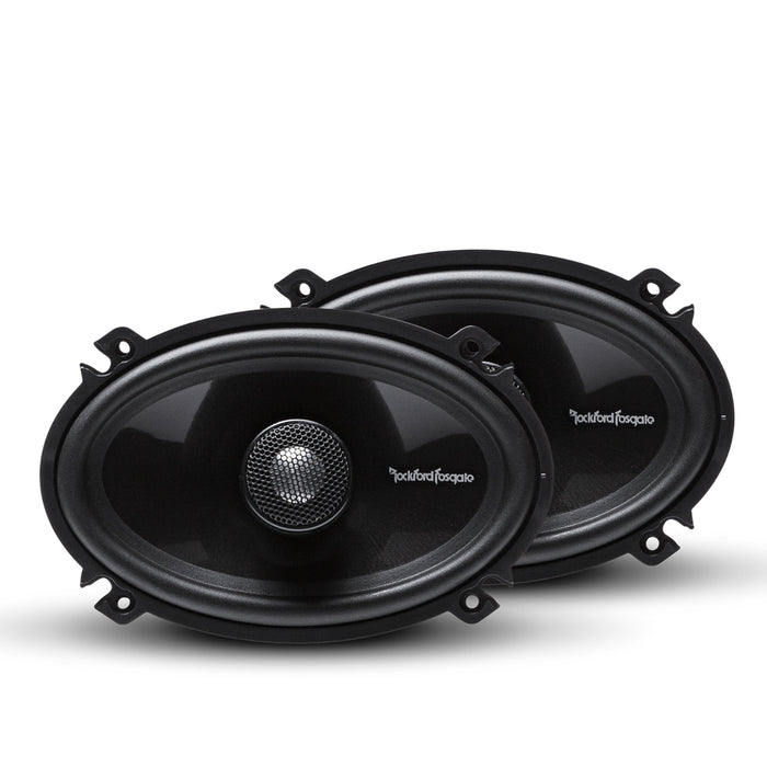2 Rockford Fosgate Car Audio 4x6 Fullrange Speakers 180W 4 Ohm 2 Way Coax T1462