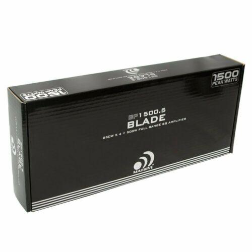 Massive Audio Blade BP1500.5 Full Range Amplifier. 5 Channel Amplifier 1500W