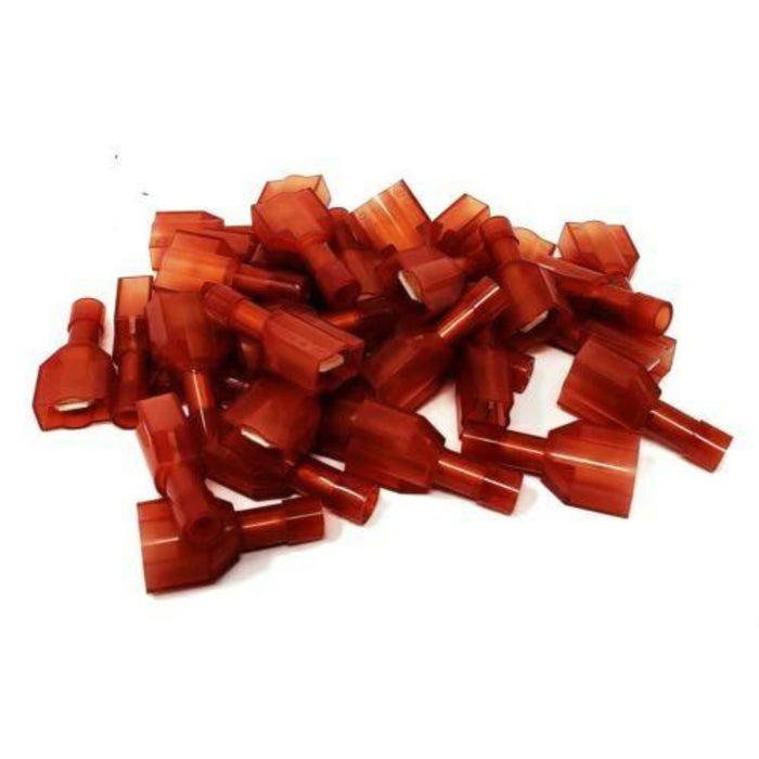 Install Bay 22-18AWG Red Male Insulated Nylon Quick Disconnects 500pcs