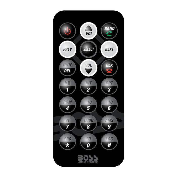 BOSS Single Din Radio with Bluetooth, AUX, CD, MP3, USB, AM/FM, WMA, & Remote